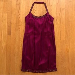 NWT Laundry Silk Halter Dress